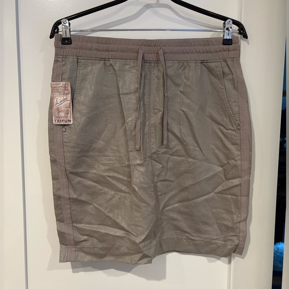 Taifun Gray Linen skirt